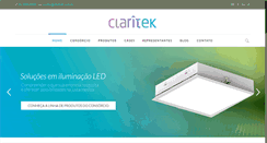 Desktop Screenshot of claritek.com.br
