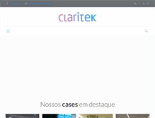 Tablet Screenshot of claritek.com.br